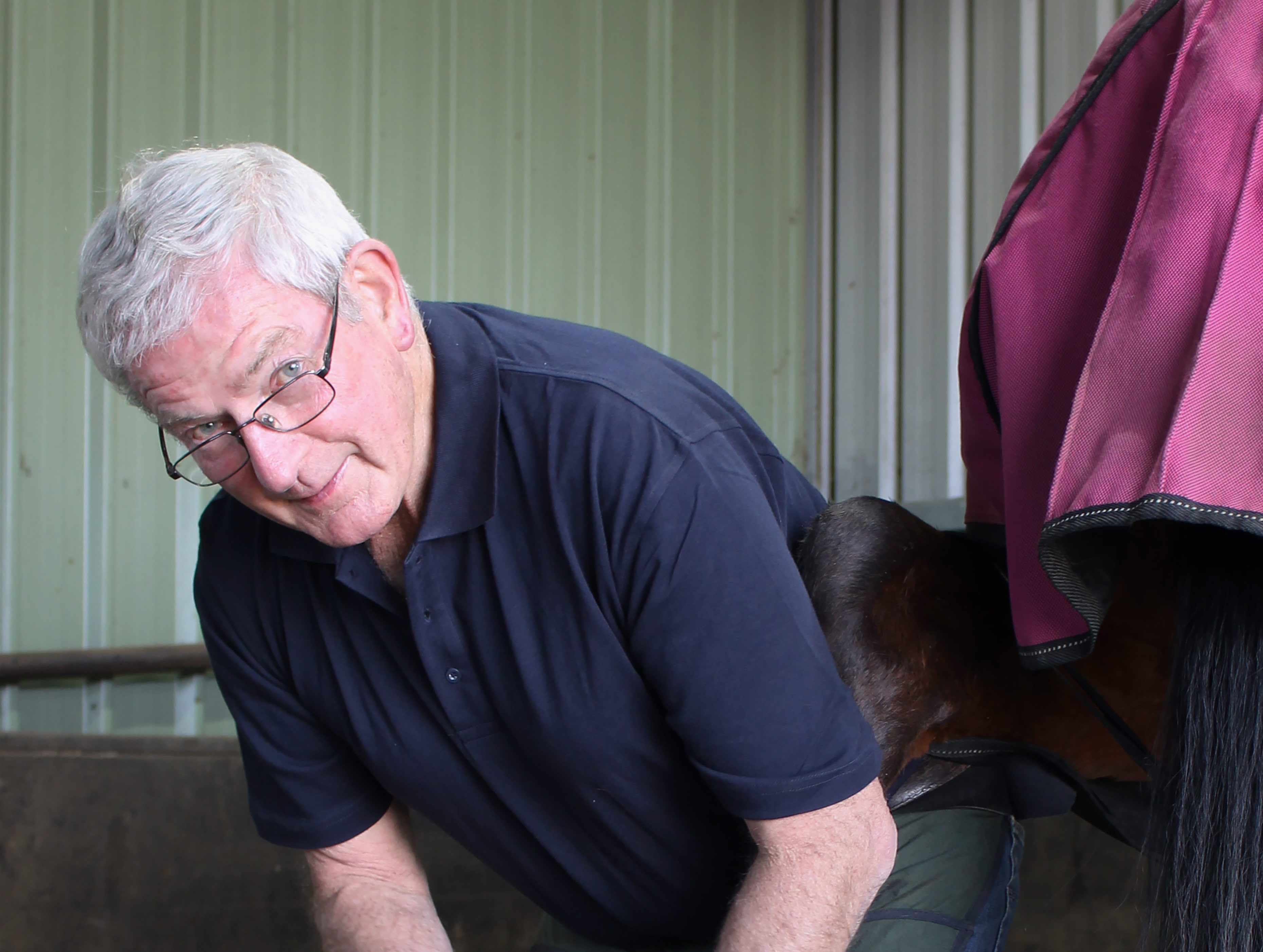 The Australian master farrier Carl O'Dwyer