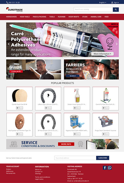 Eurotrade website