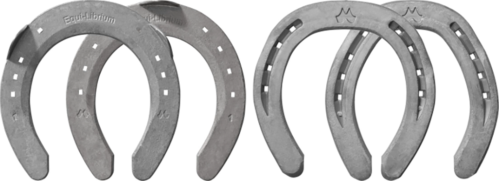 Mustad Equi-Librium and LiBero front and hinds.