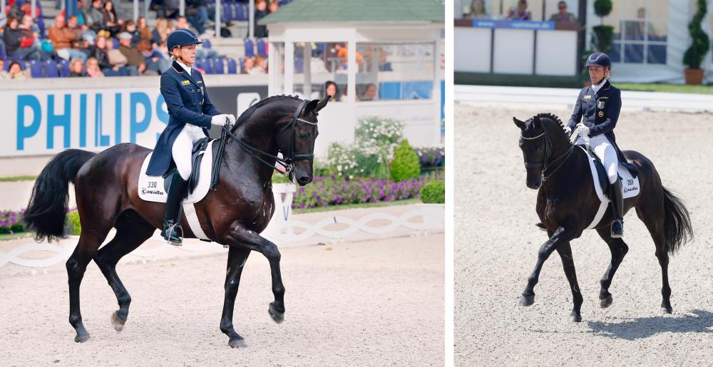 Ingrid Klimke in the Dressage discipline of an Eventing contest