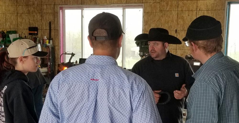 Jake at a High Plains Farrier Association meeting.