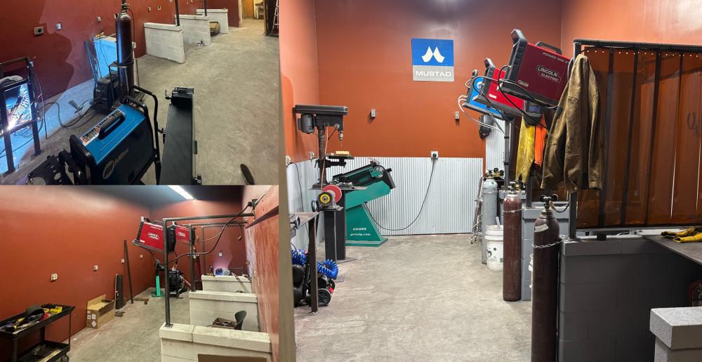 Mustad Sponsored Welding Room 