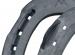 Mustad BaseMax horseshoes, front and hind, clip details