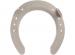 Mustad Equi-Librium Aluminium horseshoe, front, top view