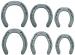 Mustad LiBero Pony horseshoes, relation between size and shape