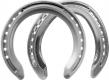 St. Croix Concorde Xtra Aluminium horseshoes, front and hind, bottom side view